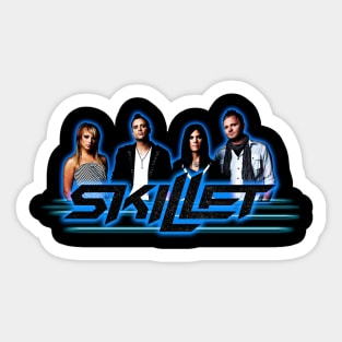 Blue Skillet Sticker